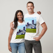 T-shirt Ferme Pennsylvanie avec Silos (Unisexe)