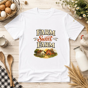 T-shirt Ferme rustique Ferme douce humour de grange