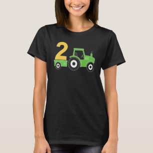 T-shirt Ferme Tracteur 2e anniversaire 2 an Anniversaire P