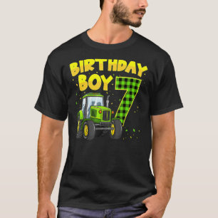 T-shirt Ferme tracteur 7e anniversaire 7 an Anniversaire P