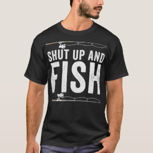 T-shirt Fermer Et Poisson Drôle Pêcheur De Basse Pêcheur