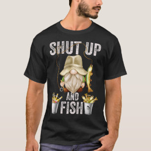 T-shirt Fermer Et Poisson Gnome Pour Hommes Grand-Père Et