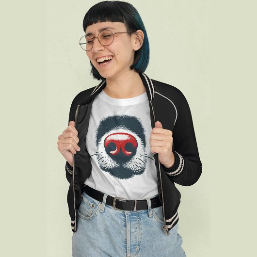 T-SHIRT FERMETURE DU NEZ DE CHIEN