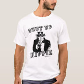 T-SHIRT FERMEZ LA HIPPIE (Devant)