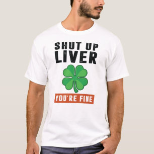 T-shirt Fermez le foie