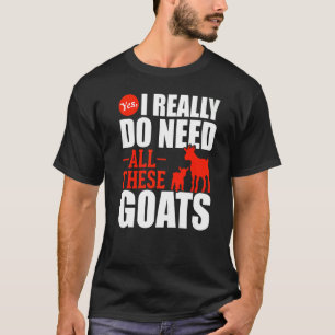 T-shirt Fermier Animaux Chèvre d'élevage Chèvre