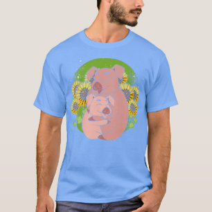 T-shirt Fermier Cochon Famille Ferme Amoureux des animaux