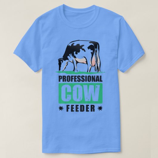 T-shirt Fermier de Cow Feeder (Design devant)
