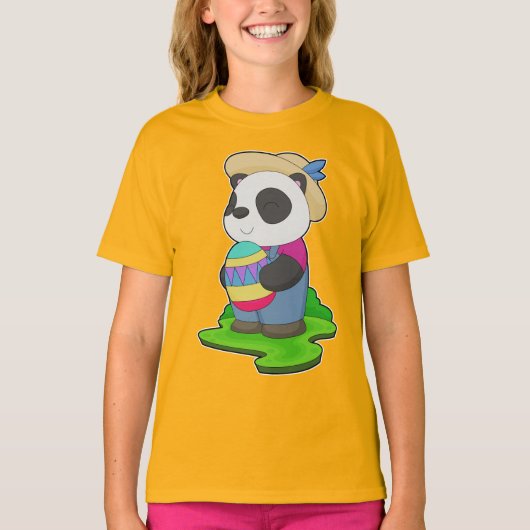 T-shirt Fermier de Pâques Panda (Devant)