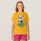 T-shirt Fermier de Pâques Panda (Devant entier)