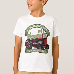 T-shirt Fermier de Vintage Farm Tractor
