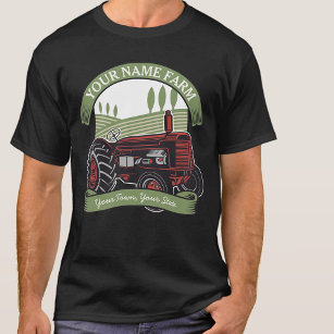T-shirt Fermier de Vintage Farm Tractor