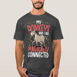 T-shirt Fermier Drôle Agriculture Agricole Animal âne