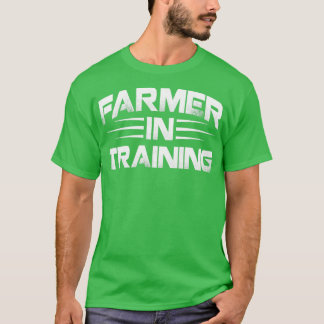 T-shirt Fermier En Formation Agricole Cadeau Agricole Aîné