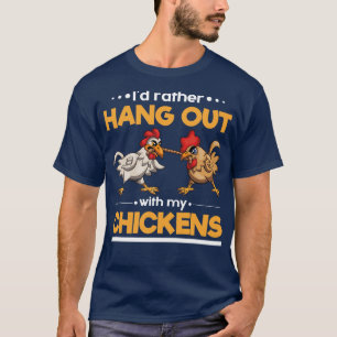 T-shirt Fermier Hen Fermier Drôle Agricole Animal Poulet