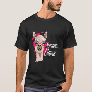 T-shirt Fermier romantique Lama