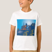 T-shirt Fermier Sur Un Tracteur (Devant)