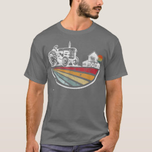 T-shirt fermier tracteur trekking