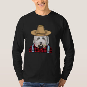 T-shirt Fermier Vieux Anglais Chien d'élevage Chien