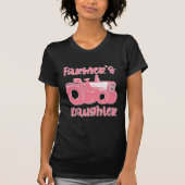 T-shirt Fermière Tracteur de la fille Fermière Fermière Fe (Devant)