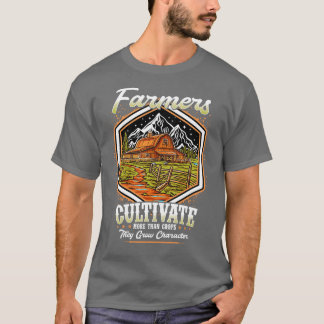 T-shirt Fermiers agricoles Citations d'agriculture dit Cad
