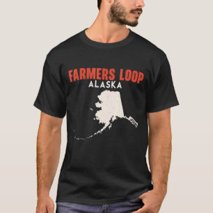 T-shirt Fermiers Boucle Alaska États-Unis Amérique Voyage 