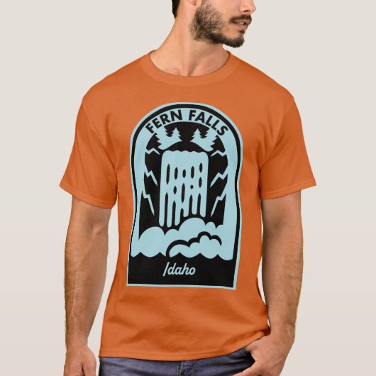 T-shirt Fern Falls Idaho (Devant)