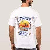 T-shirt Fernandina Beach, Floride (Dos)