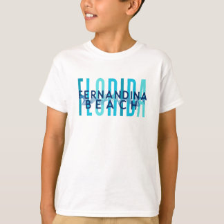 T-shirt Fernandina Plage Floride (Vagues Océaniques)