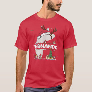 T-shirt Fernando Christmas w Fernando Name for funny Xmas