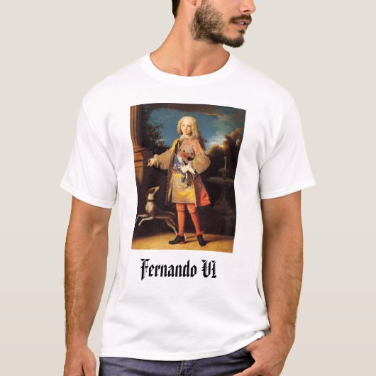 T-shirt Fernando VI, Fernando VI (Devant)