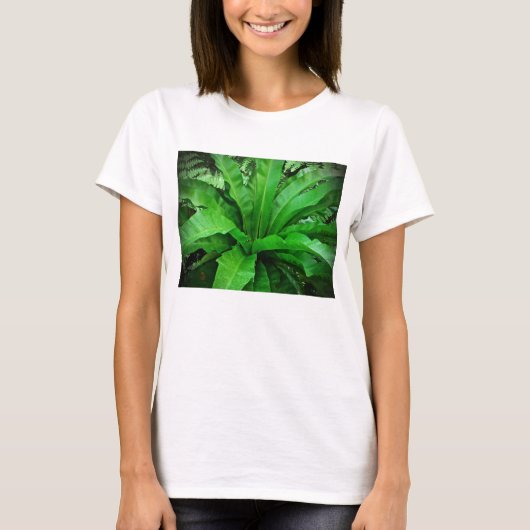 T-shirt Ferne de nid d'oiseaux (Devant)