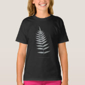 T-shirt Ferne - Polypodyum Fraxinifolium - Effet de rayons (Devant)
