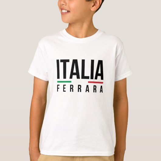 T-shirt Ferrara Italia (Devant)