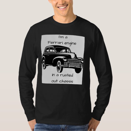 T-shirt "Ferrari Engine" (Devant)
