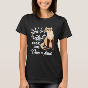 T-shirt Ferre Vit Sur Le Ferret