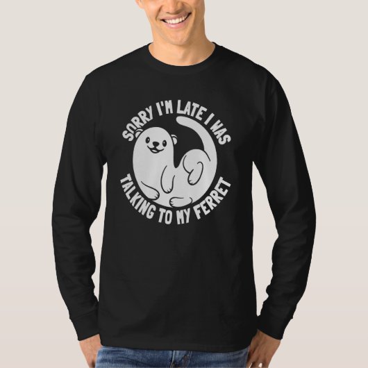 T-shirt Ferret Cute Animal Weasel  Furry Ferret (Devant)