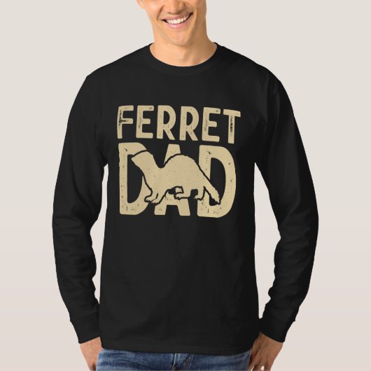 T-shirt Ferret Dad for Ferret  and Owners (Devant)