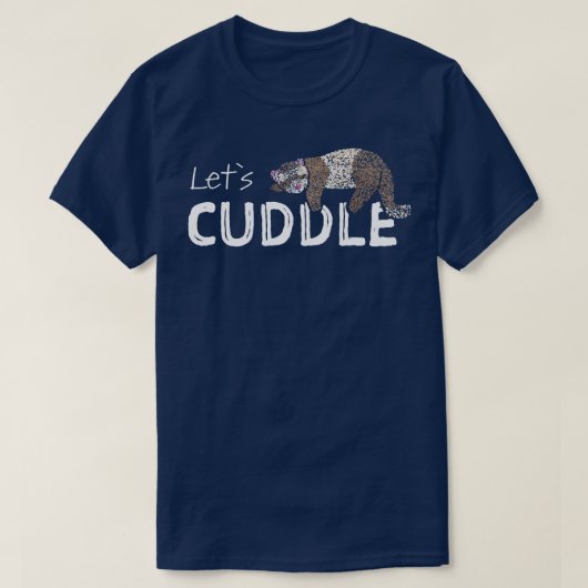 T-shirt Ferret Ferret Otter Cuddle Shirt (Design devant)