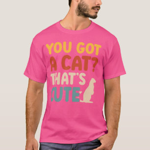 T-shirt Ferret Maman Ferret Aime Tu as un chat qui est mig