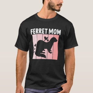 T-shirt Ferret Maman Ferret Mama pour les amateurs de fure