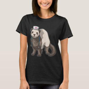 T-shirt Ferret Nurse Stethoscope