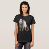 T-shirt Ferret Nurse Stethoscope (Devant entier)