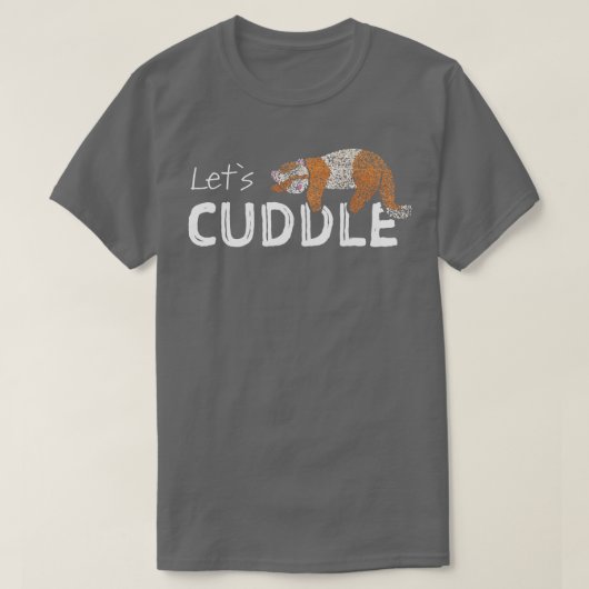 T-shirt Ferret Otter Sleep Chemise Cuddle Chemise 1 (Design devant)
