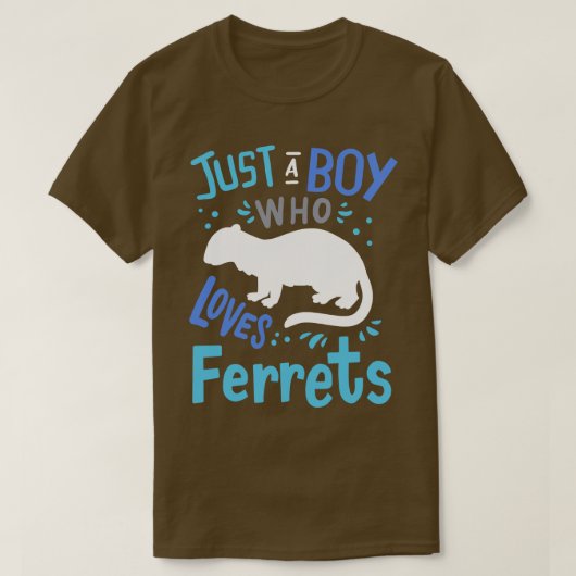 T-shirt Ferret Polecats Ferret Lover (Design devant)