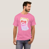 T-shirt Ferret Sassy Aux Couleurs Arc-En-Ciel (Devant entier)