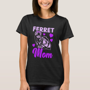 T-shirt Ferret Whisperer Ferret Enthousiaste Ferret Papa F