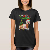 T-shirt Ferret Xmas Decorations Santa Ferret Christmas (Devant)