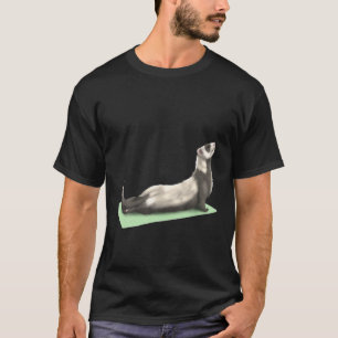 T-shirt Ferret Yoga Pose Méditation Zen Exercice d'entraîn