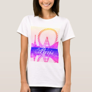 T-shirt Ferris Wheel Grande Roue Paris - Grande roue Eifel